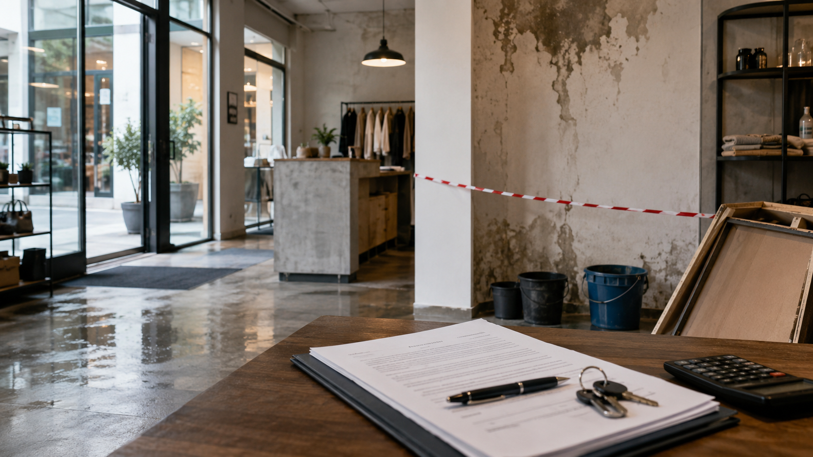 locazione commerciale e danni