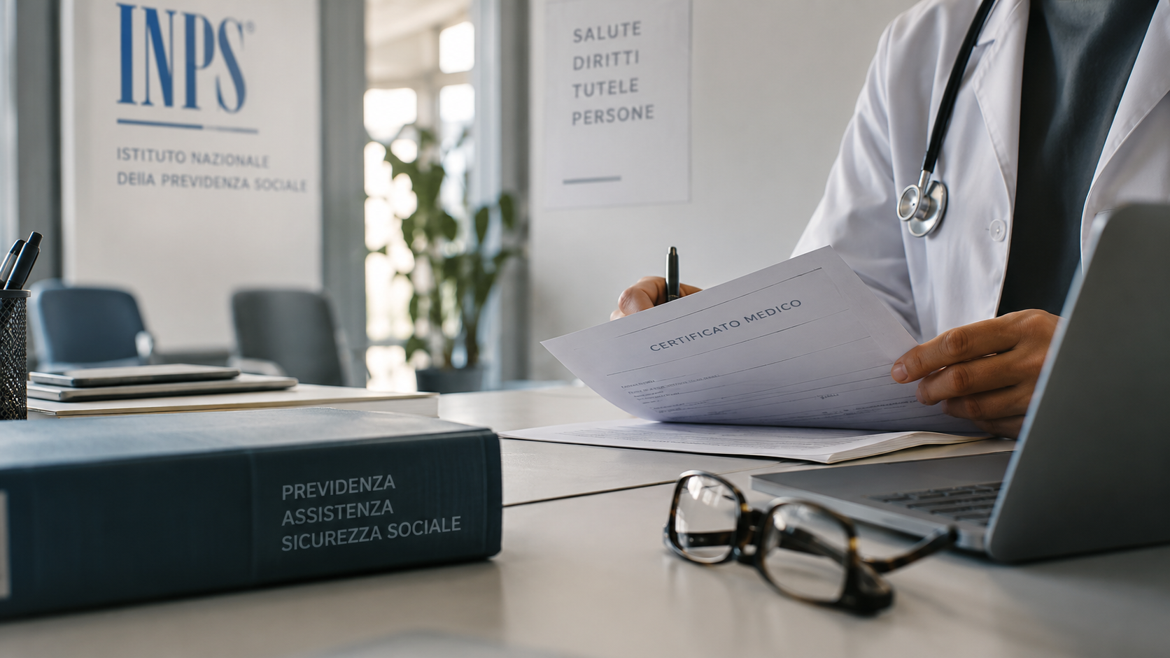 Malattia e certificato medico, l’INPS estende la tutela